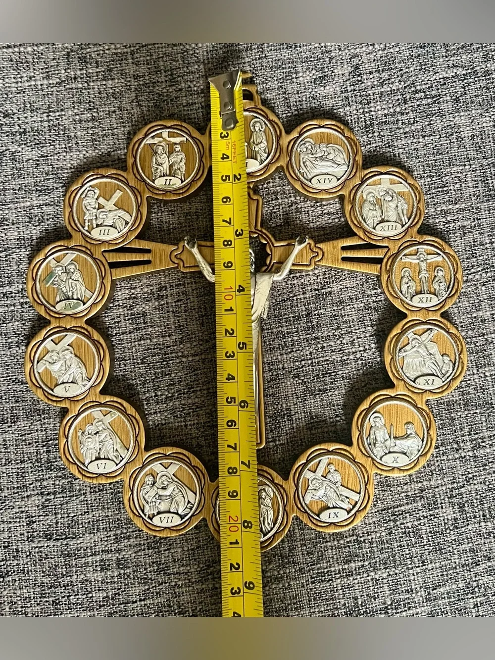 14 Stations of the Cross Wall Crucifix
